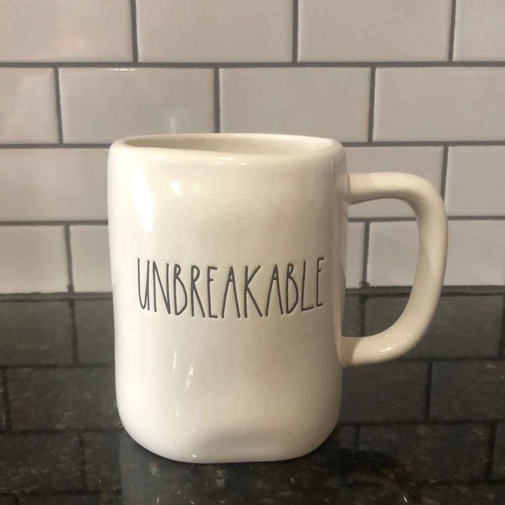 Rae Dunn “Unbreakable” Mug